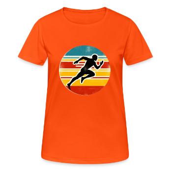 Sprinter - Track And Field - Women's Breathable T-Shirt - neon orange - Front - AI Model Female 172 dark (172cm)