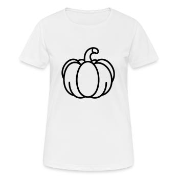 citrouille - T-shirt respirant Femme - blanc - Devant - AI Model Female 172 dark (172cm)