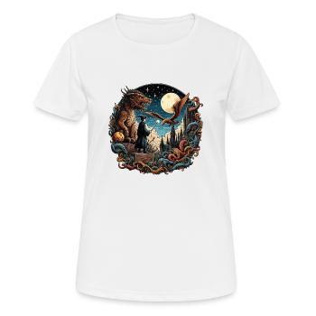 Sorcerer's apprentice - Women's Breathable T-Shirt - white - Front - AI Model Female 172 dark (172cm)