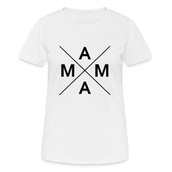 MUMMY - Women's Breathable T-Shirt - white - Front - AI Model Female 172 dark (172cm)