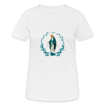 La Madone impeccablement conçue - T-shirt respirant Femme - blanc - Devant - AI Model Female 172 dark (172cm)