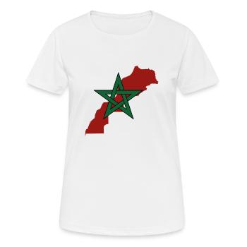 Morocco - Women's Breathable T-Shirt - white - Front - AI Model Female 172 dark (172cm)