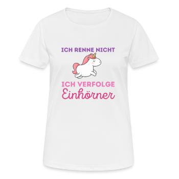 Muddy run shirt mud Matsch Laufshirt Team obstacle - Frauen T-Shirt atmungsaktiv - Weiß - Vorne - AI Model Female 172 dark (172cm)