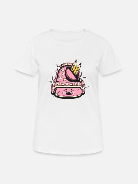 Zurück zur Schule - Frauen T-Shirt atmungsaktiv - Weiß