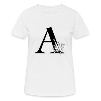 Point A - T-shirt respirant Femme - blanc - Devant - AI Model Female 172 dark (172cm)