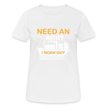 Need an Ark? I Noah Guy - Women's Breathable T-Shirt - white - Front - AI Model Female 172 dark (172cm)
