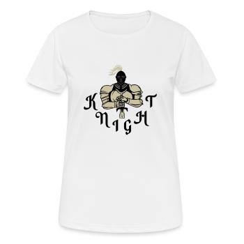 Chevalier 01 - T-shirt respirant Femme - blanc - Devant - AI Model Female 172 dark (172cm)