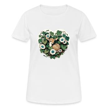 Spring Fawn - Women's Breathable T-Shirt - white - Front - AI Model Female 172 dark (172cm)