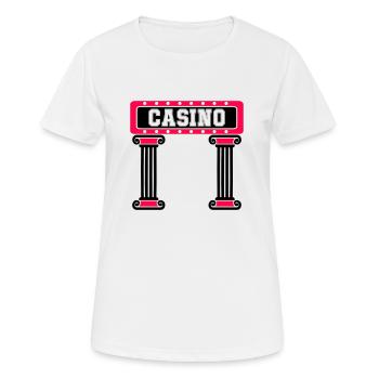 Casino Vegas Pillar - Women's Breathable T-Shirt - white - Front - AI Model Female 172 dark (172cm)