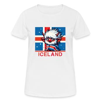 iceland Island 7 - Frauen T-Shirt atmungsaktiv - Weiß - Vorne - AI Model Female 172 dark (172cm)