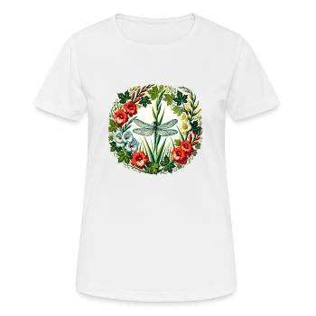 Libellule - T-shirt respirant Femme - blanc - Devant - AI Model Female 172 dark (172cm)
