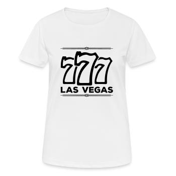 Las Vegas 777 - Women's Breathable T-Shirt - white - Front - AI Model Female 172 dark (172cm)