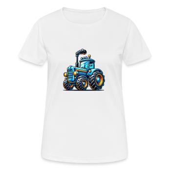 Tractor - Women's Breathable T-Shirt - white - Front - AI Model Female 172 dark (172cm)