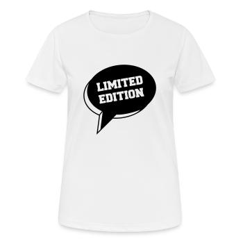 Limited Edition - Frauen T-Shirt atmungsaktiv - Weiß - Vorne - AI Model Female 172 dark (172cm)