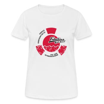 Fukushima Beach Resort (schwarzes CLASSIC-Shirt) - Frauen T-Shirt atmungsaktiv - Weiß - Vorne - AI Model Female 172 dark (172cm)