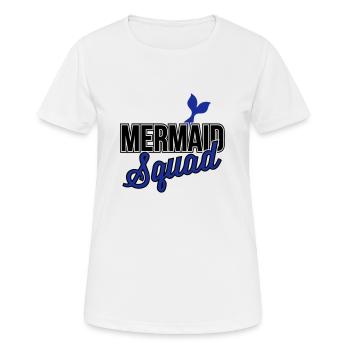 Mermaid Squad 2C color change - Women's Breathable T-Shirt - white - Front - AI Model Female 172 dark (172cm)