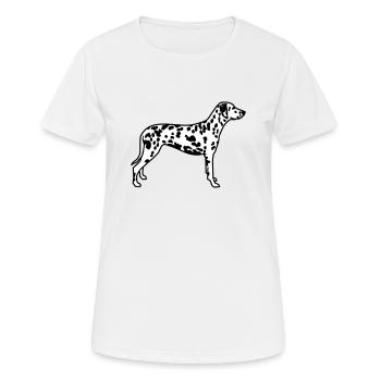 dalmatien - T-shirt respirant Femme - blanc - Devant - AI Model Female 172 dark (172cm)