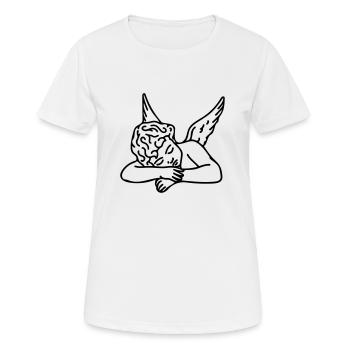Angel - Women's Breathable T-Shirt - white - Front - AI Model Female 172 dark (172cm)