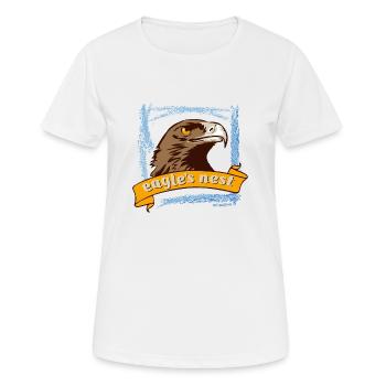 Eagles Nest Kehlstein Kehlsteinhaus Berchtesgaden - Frauen T-Shirt atmungsaktiv - Weiß - Vorne - AI Model Female 172 dark (172cm)