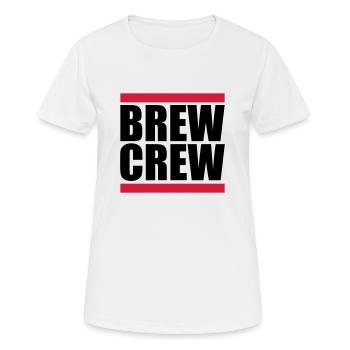 Brew Crew Beam Spell - Women's Breathable T-Shirt - white - Front - AI Model Female 172 dark (172cm)