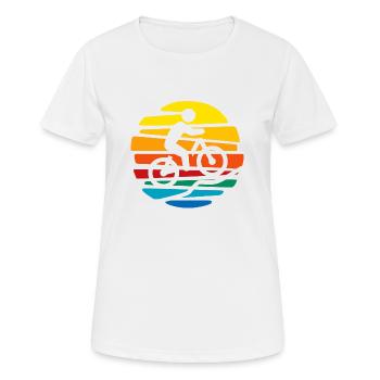 Bike, Bike - Women's Breathable T-Shirt - white - Front - AI Model Female 172 dark (172cm)