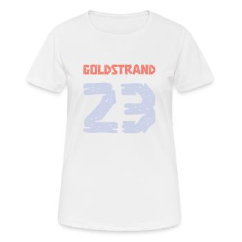 Maillot Golden Sands 23 2023 (Garantie du prix le plus bas) - T-shirt respirant Femme - blanc - Devant - AI Model Female 172 dark (172cm)