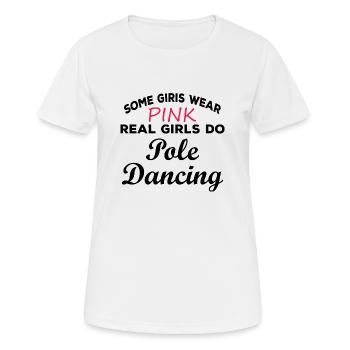 Dancing Dance Music - Frauen T-Shirt atmungsaktiv - Weiß - Vorne - AI Model Female 172 dark (172cm)