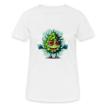 420 - Good Morning - Frauen T-Shirt atmungsaktiv - Weiß - Vorne - AI Model Female 172 dark (172cm)