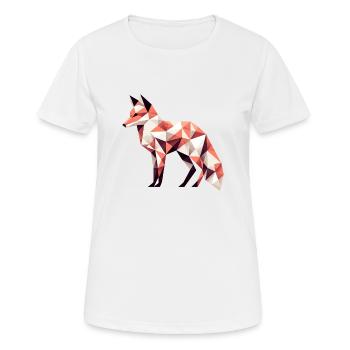 renard // renard - T-shirt respirant Femme - blanc - Devant - AI Model Female 172 dark (172cm)