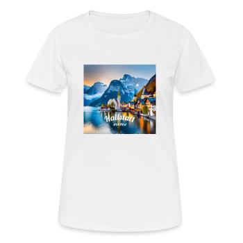 Hallstatt in the morning - Women's Breathable T-Shirt - white - Front - AI Model Female 172 dark (172cm)