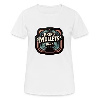 Ramenez les mulets 9 - T-shirt respirant Femme - blanc - Devant - AI Model Female 172 dark (172cm)