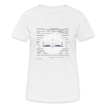 Fanatique de fiction - T-shirt respirant Femme - blanc - Devant - AI Model Female 172 dark (172cm)