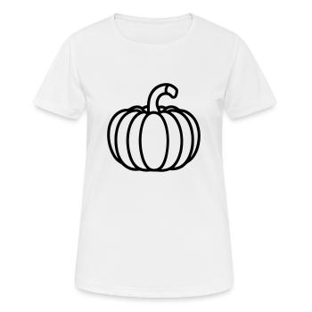 citrouille - T-shirt respirant Femme - blanc - Devant - AI Model Female 172 dark (172cm)