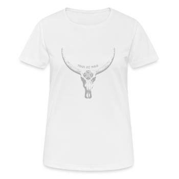 Tengri - T-shirt respirant Femme - blanc - Devant - AI Model Female 172 dark (172cm)