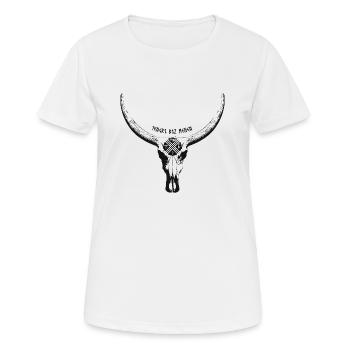 Tengri - T-shirt respirant Femme - blanc - Devant - AI Model Female 172 dark (172cm)