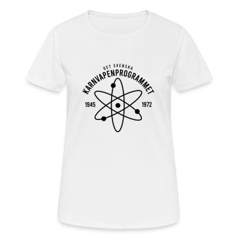 Das schwedische Atomwaffenprogramm - Frauen T-Shirt atmungsaktiv - Weiß - Vorne - AI Model Female 172 dark (172cm)