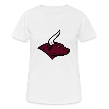 bull - T-shirt respirant Femme - blanc - Devant - AI Model Female 172 dark (172cm)