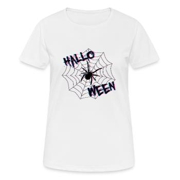 halloween - Frauen T-Shirt atmungsaktiv - Weiß - Vorne - AI Model Female 172 dark (172cm)
