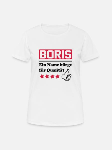 boris - Women's Breathable T-Shirt - white