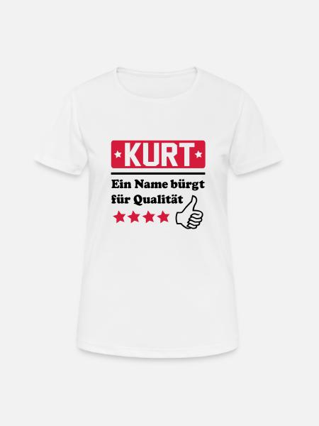 kurt - Women's Breathable T-Shirt - white