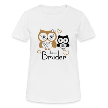 kleiner Bruder - Frauen T-Shirt atmungsaktiv - Weiß - Vorne - AI Model Female 172 dark (172cm)
