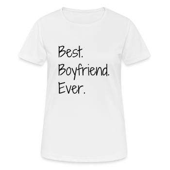 Love Girlfriend Boyfriend Liebe Amour Wedding - Women's Breathable T-Shirt - white - Front - AI Model Female 172 dark (172cm)