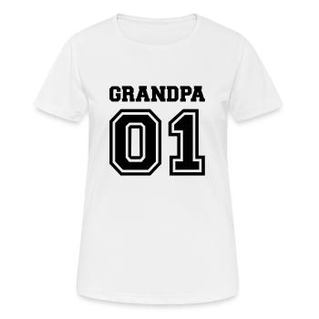 Papi - T-shirt respirant Femme - blanc - Devant - AI Model Female 172 dark (172cm)