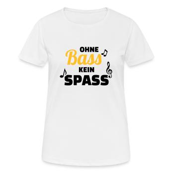 Chor - Frauen T-Shirt atmungsaktiv - Weiß - Vorne - AI Model Female 172 dark (172cm)