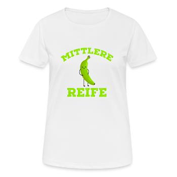 Intermediate mature secondary school graduation - Women's Breathable T-Shirt - white - Front - AI Model Female 172 dark (172cm)