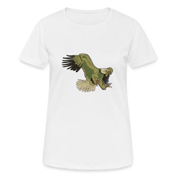 Couleurs de camouflage American Eagle - T-shirt respirant Femme - blanc - Devant - AI Model Female 172 dark (172cm)