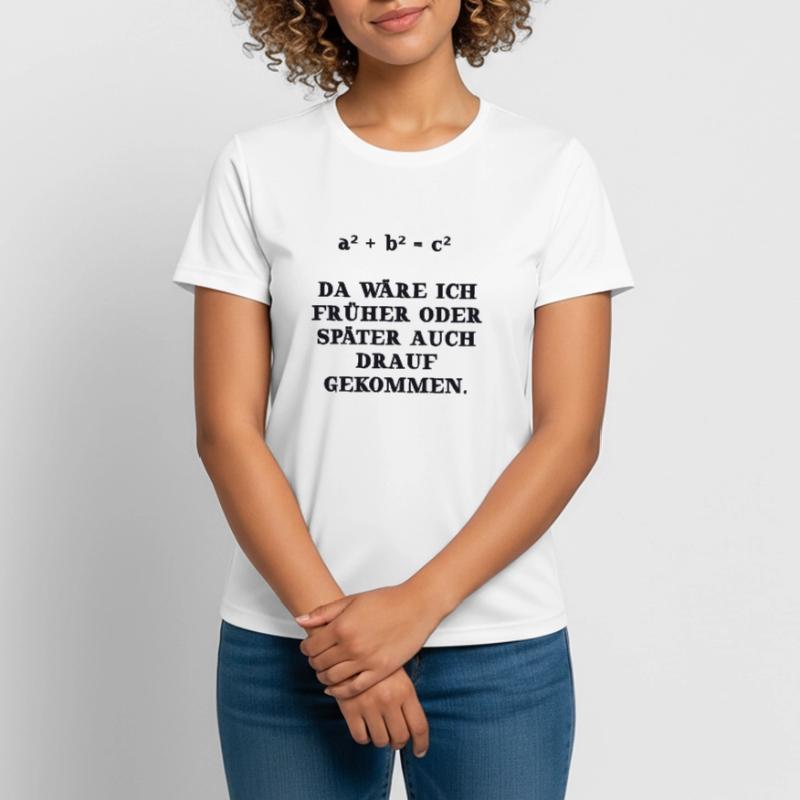 math mathematics funny gift idea Pythagoras Women's Breathable T-Shirt