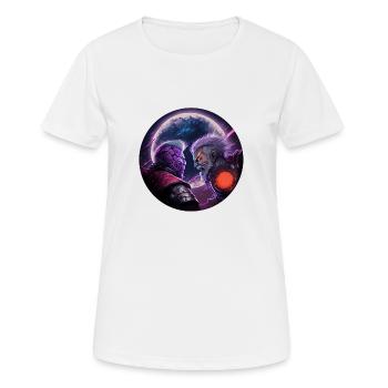 Combattant de légende - T-shirt respirant Femme - blanc - Devant - AI Model Female 172 dark (172cm)