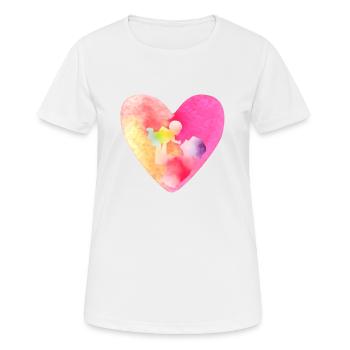 Alles gute zum Muttertag - Frauen T-Shirt atmungsaktiv - Weiß - Vorne - AI Model Female 172 dark (172cm)