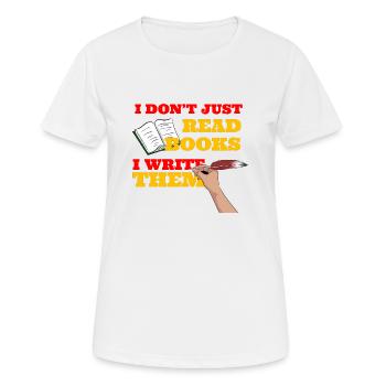 Poète Poésie Poète Poésie I Don - T-shirt respirant Femme - blanc - Devant - AI Model Female 172 dark (172cm)